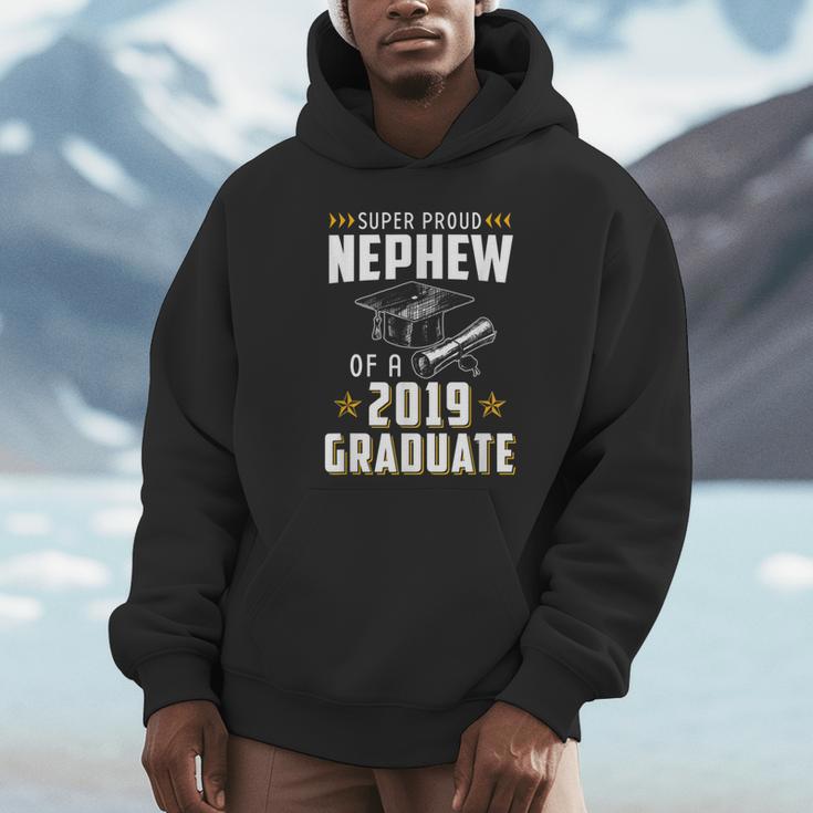 Super Proud Nephew Of A 2019 Graduate Shirt Graduation Unisex Hoodie