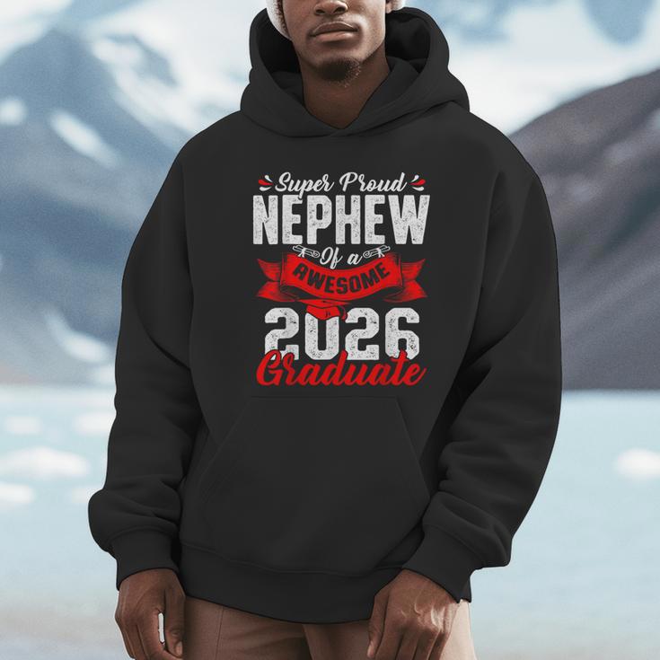 Super Proud Nephew Of a 2026 Graduate 26 Graduation Unisex Hoodie