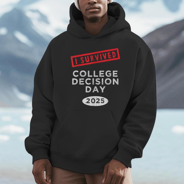 I Survived College Decision Day Graduation Class Of 25 Unisex Hoodie
