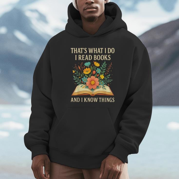 Thats What I Do I Read Books And I Know Things Reading Unisex Hoodie Thats What I Do I Read Books And I Know Things Reading Unisex Hoodie