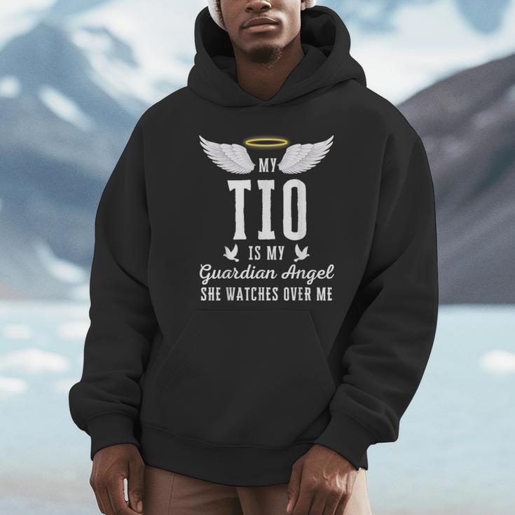 My Tio Is My Guardian Angel In Loving Memorial Memory Tee Unisex Hoodie My Tio Is My Guardian Angel In Loving Memorial Memory Tee Unisex Hoodie