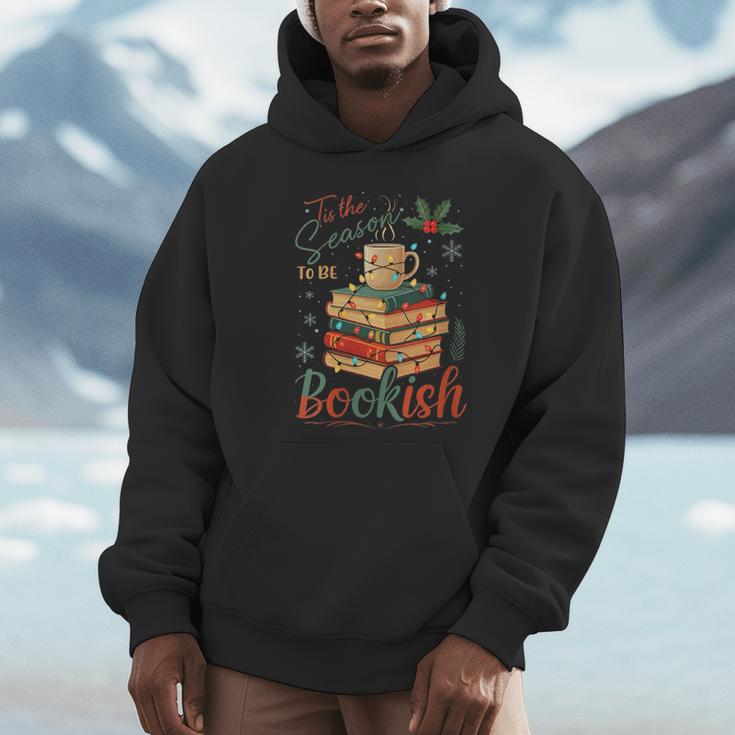 Tis The Season To Be Bookish Christmas Seasons Book Readings Unisex Hoodie Tis The Season To Be Bookish Christmas Seasons Book Readings Unisex Hoodie