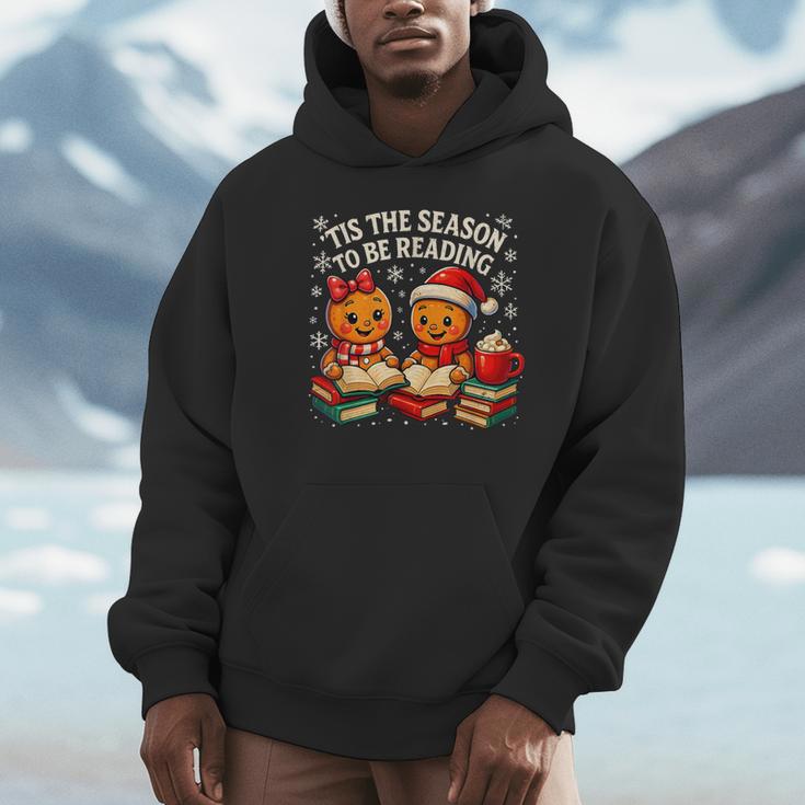 ’Tis The Season To Be Reading Book Lover Unisex Hoodie
