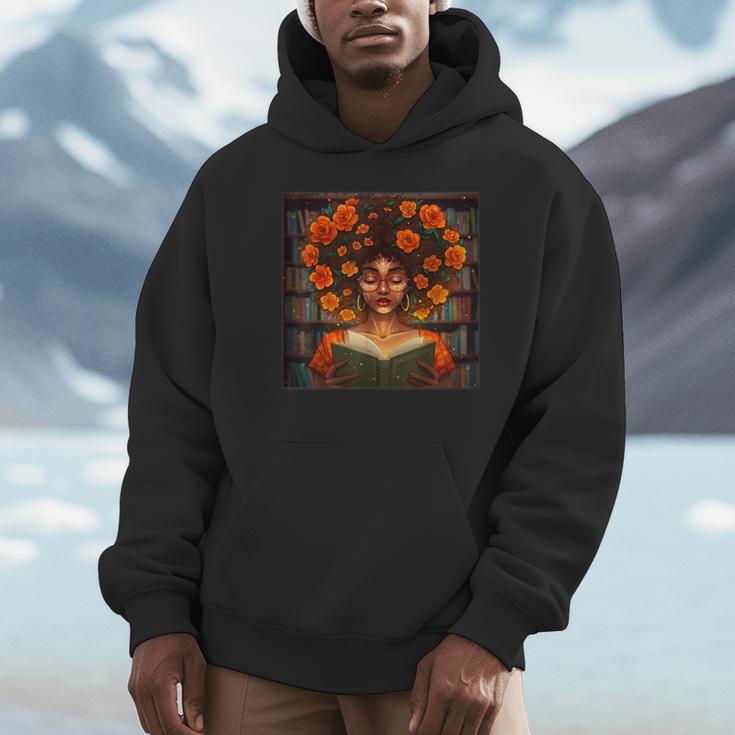 History Month Black Afro Girl Women Book Lovers Unisex Hoodie History Month Black Afro Girl Women Book Lovers Unisex Hoodie