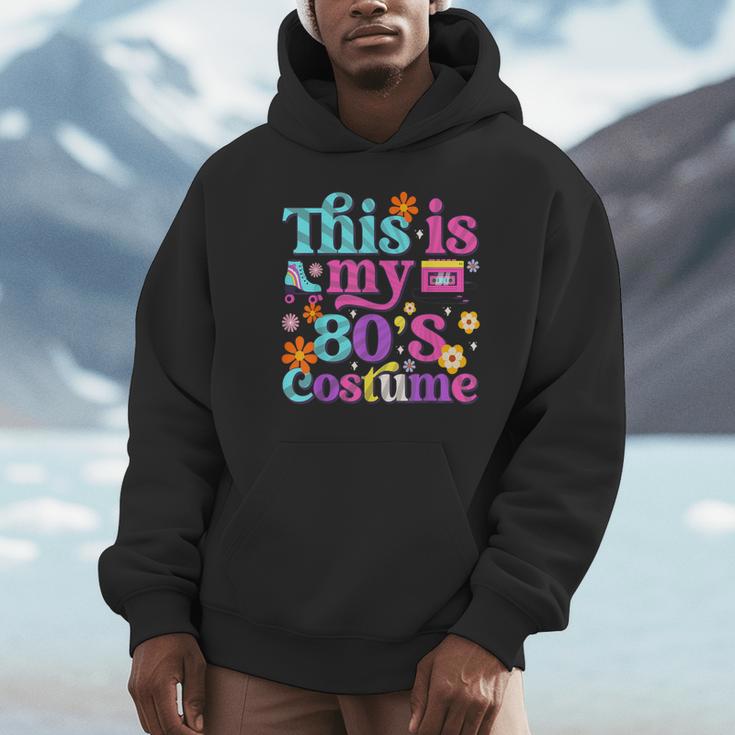 Vintage 80s Costume Nostalgia 1980s Fashion Cute Girls Women Unisex Hoodie