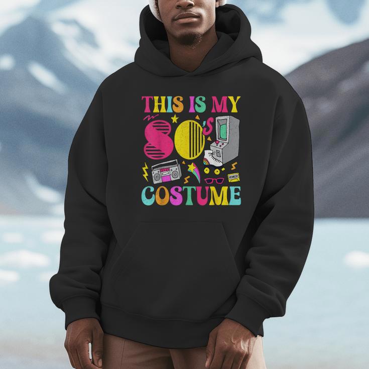 Vintage 80s Vibes Costume Nostalgia 1980s Fashion Cassette Unisex Hoodie