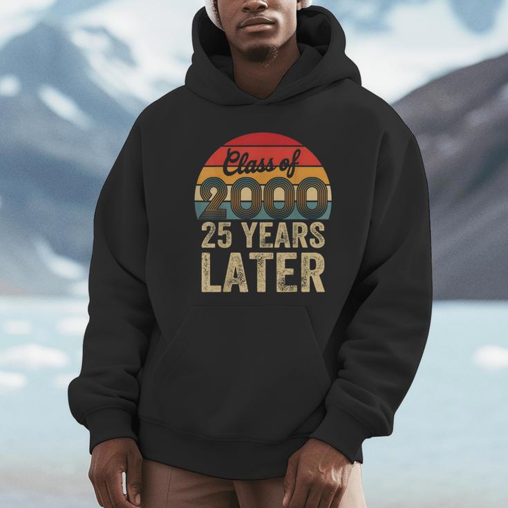 Vintage Class Of 2000 25 Years Later Reunion 25th Graduation Unisex Hoodie
