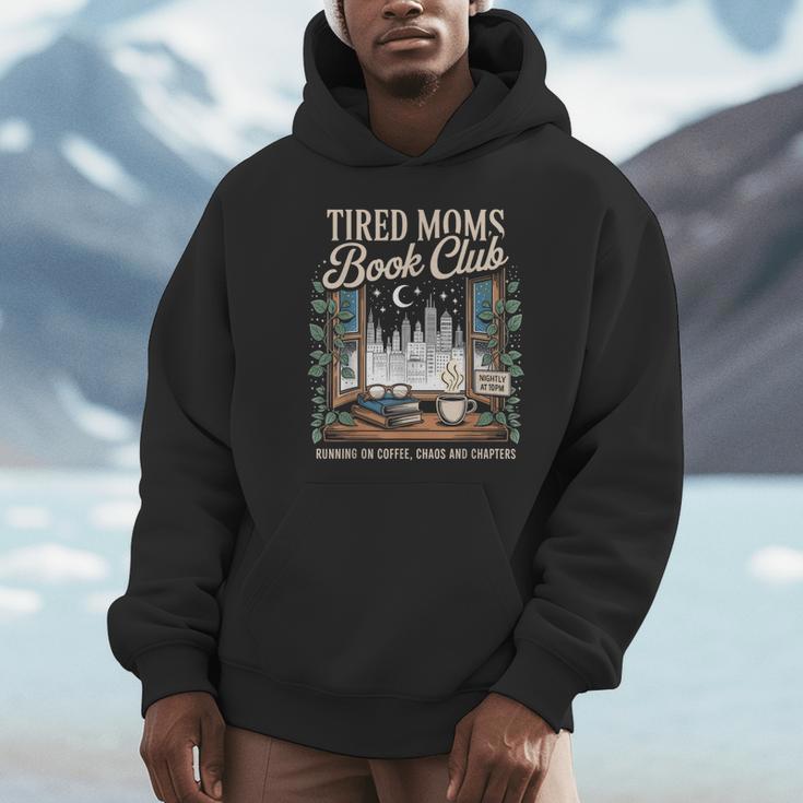 Vintage Tired Moms Book Club Bookish Booktrovert Unisex Hoodie