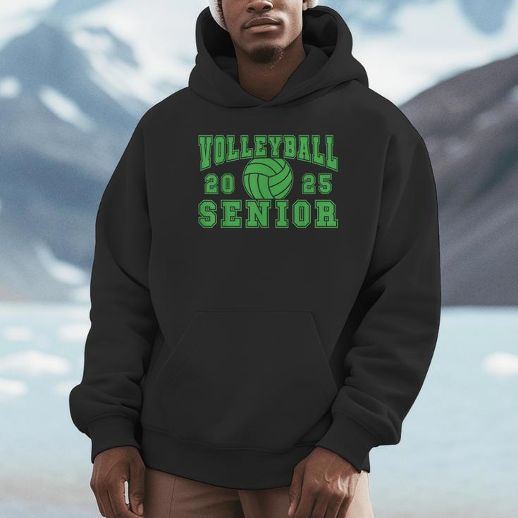 Volleyball Senior Night Volleyball Senior 2025 Graduation 16 Unisex Hoodie
