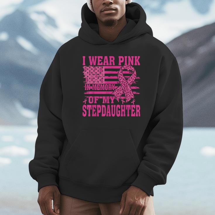 I Wear Pink In Memory Of My Stepdaughter Breast Cancer Unisex Hoodie I Wear Pink In Memory Of My Stepdaughter Breast Cancer Unisex Hoodie