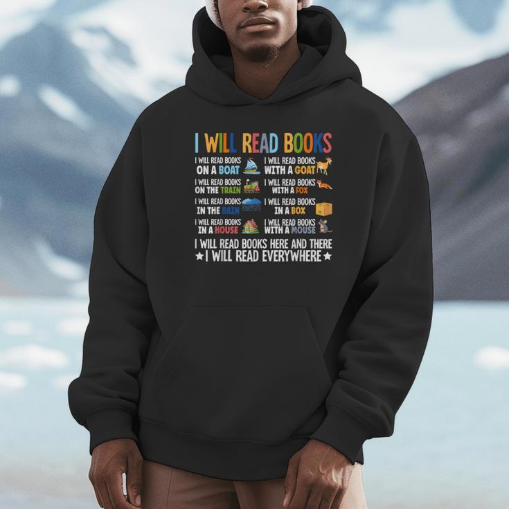 I Will Read Books On A Boat Fun Reading Lover Unisex Hoodie I Will Read Books On A Boat Fun Reading Lover Unisex Hoodie