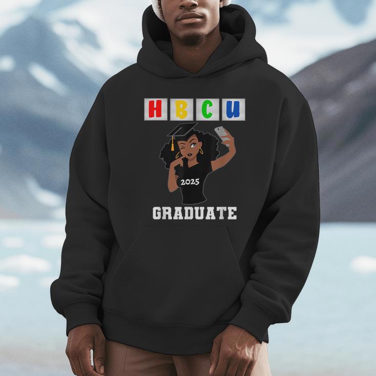 Women HBCU Grad 2025 College Graduation Apparel Unisex Hoodie