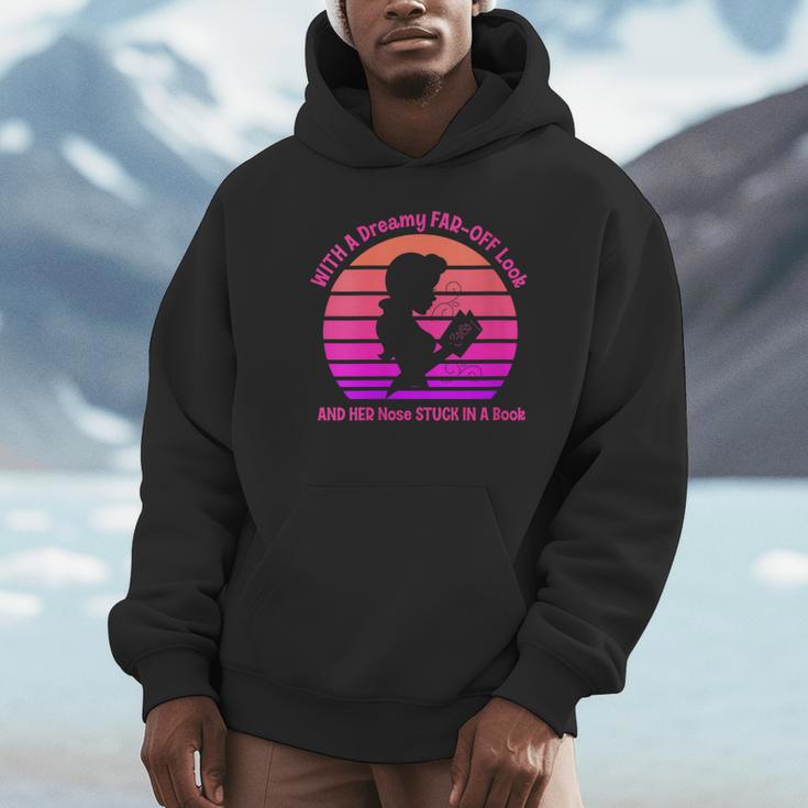 Women's With A Dreamy Far-Off Look And Her Nose Stuck In A Book Unisex Hoodie