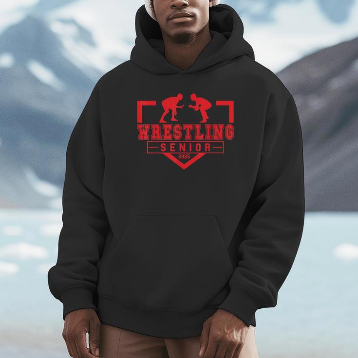 Wrestling Senior Night Wrestling Senior 2025 Graduation 11 Unisex Hoodie