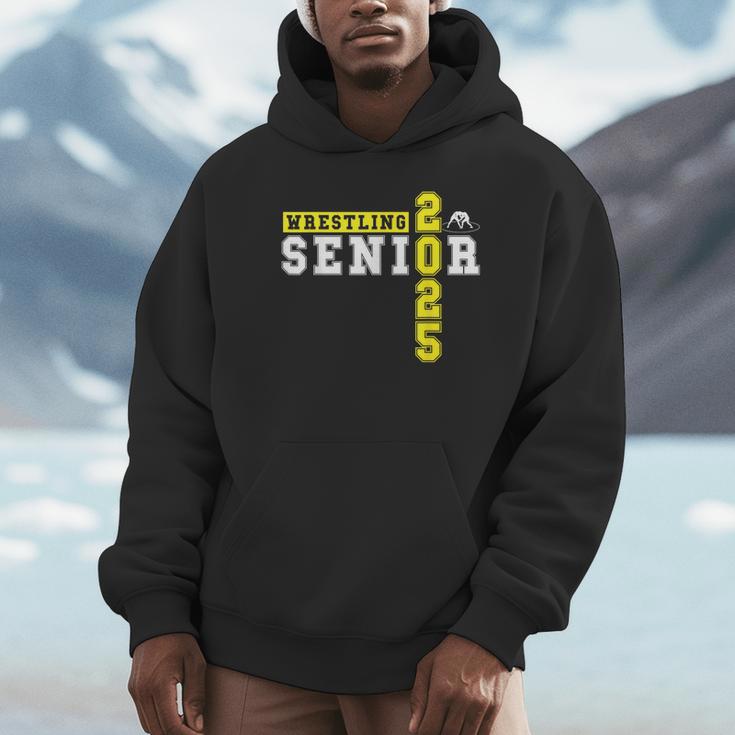 Wrestling Senior Night Wrestling Senior 2025 Graduation 22 Unisex Hoodie