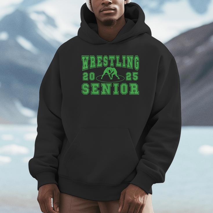 Wrestling Senior Night Wrestling Senior 2025 Graduation 32 Unisex Hoodie