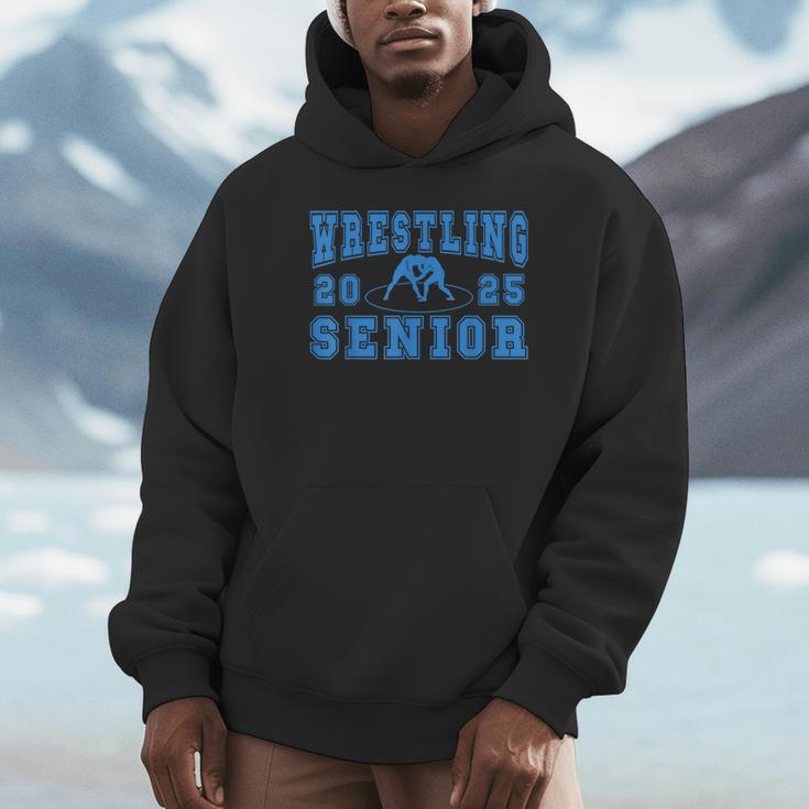 Wrestling Senior Night Wrestling Senior 2025 Graduation 44 Unisex Hoodie