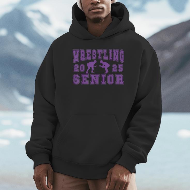 Wrestling Senior Night Wrestling Senior 2025 Graduation 49 Unisex Hoodie