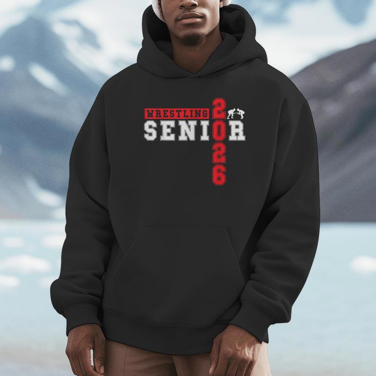 Wrestling Senior Night Wrestling Senior 2026 Graduation 13 Unisex Hoodie