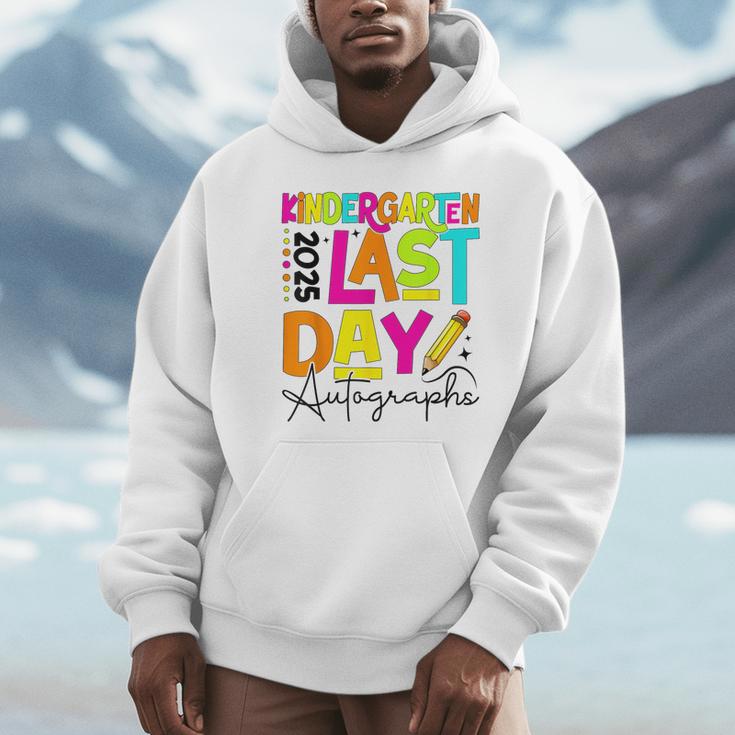 2025 Last Day Of School Autograph Kindergarten Graduation Unisex Hoodie