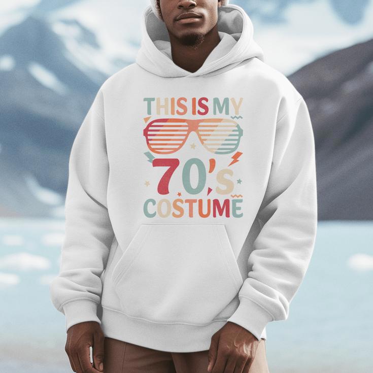 This Is My 70s Costume Vintage Style Nostalgia 1970s Retro Unisex Hoodie