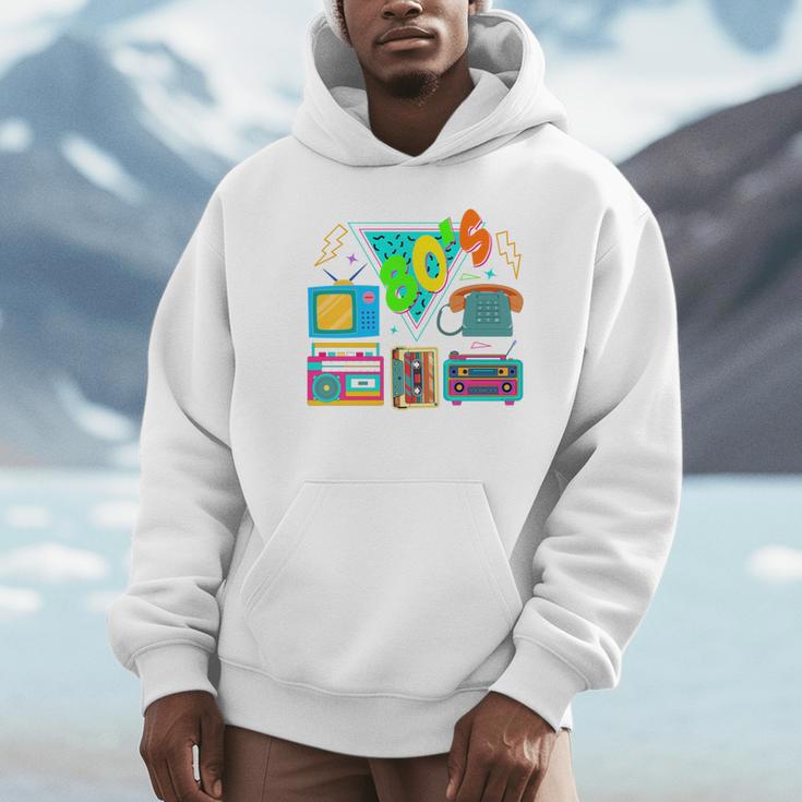 80's Vintage Cassette Tape Nostalgia Mixtape Era 1980s Retro Unisex Hoodie