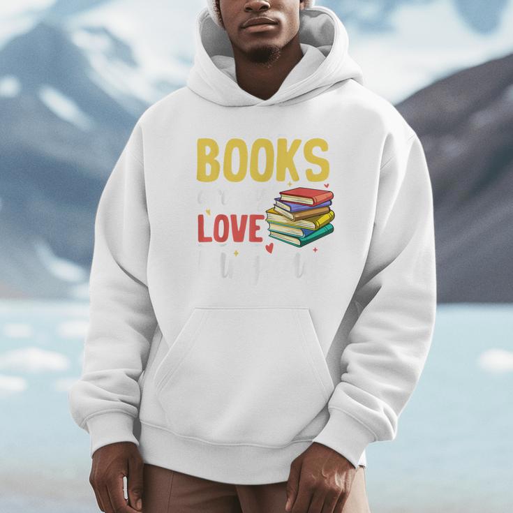 Books Are My Love Language Stack Unisex Hoodie