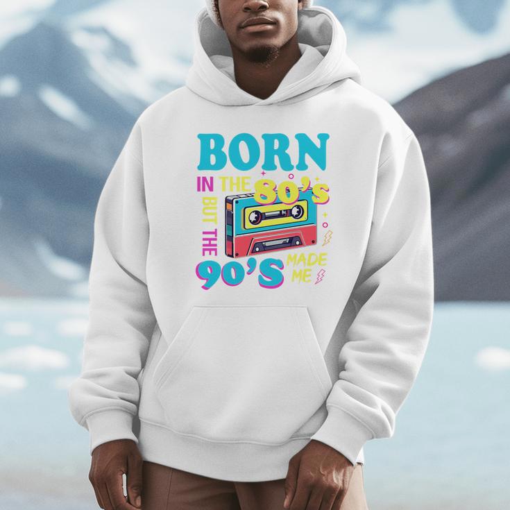 Born In The 80's But 90's Made Me Nostalgia Cassette Tape Premium Tri-Blend Unisex Hoodie Born In The 80's But 90's Made Me Nostalgia Cassette Tape Premium Tri-Blend Unisex Hoodie
