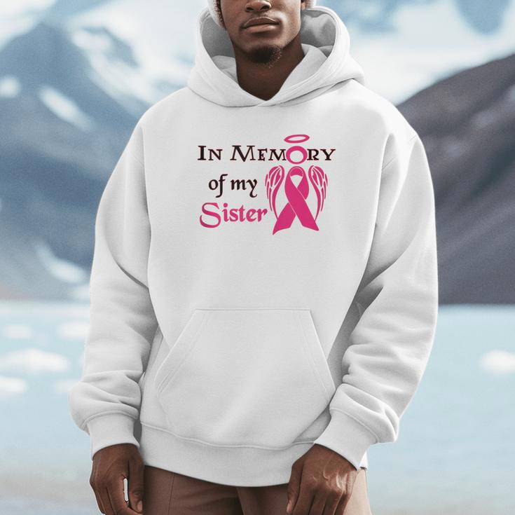 Breast Cancer Walk In Memory Of My Sister Unisex Hoodie