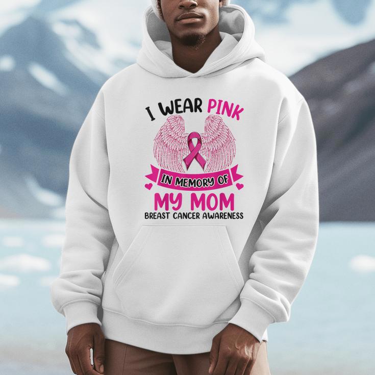 Breast Cancer Wings Shirt I Wear Pink In Memory Of My Mom Unisex Hoodie Breast Cancer Wings Shirt I Wear Pink In Memory Of My Mom Unisex Hoodie
