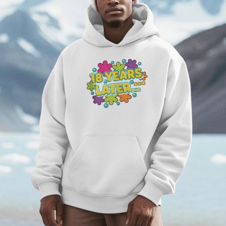 Cartoons Retro 18 Years Later Groovy Pop Art Nostalgia Unisex Hoodie