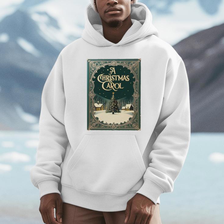 A Christmas Carol Book Cover By Charles Dickens Unisex Hoodie A Christmas Carol Book Cover By Charles Dickens Unisex Hoodie