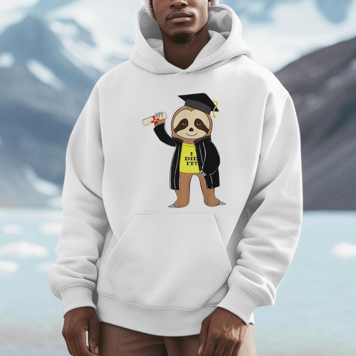 Class Of 2022 Sloth Graduation Masters College High School Unisex Hoodie