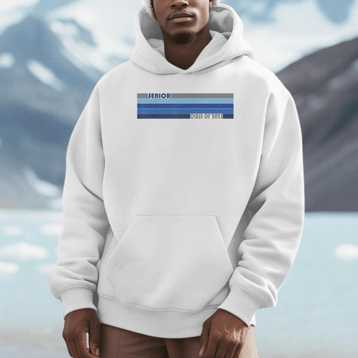 Class Of 2023 Senior Retro 2023 Grad Graduate Graduation Unisex Hoodie