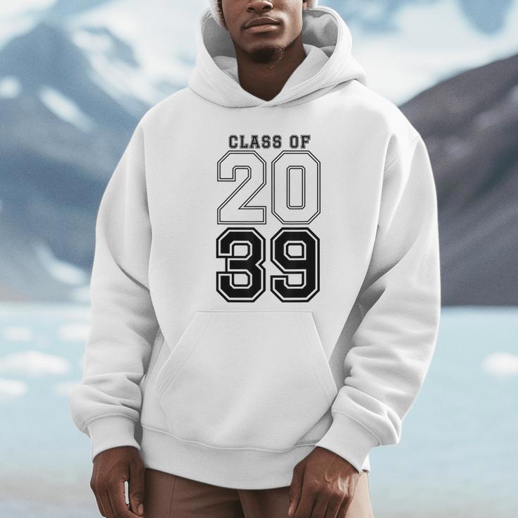 Class Of 2039 Blue Graduation Senior Student Tee Unisex Hoodie