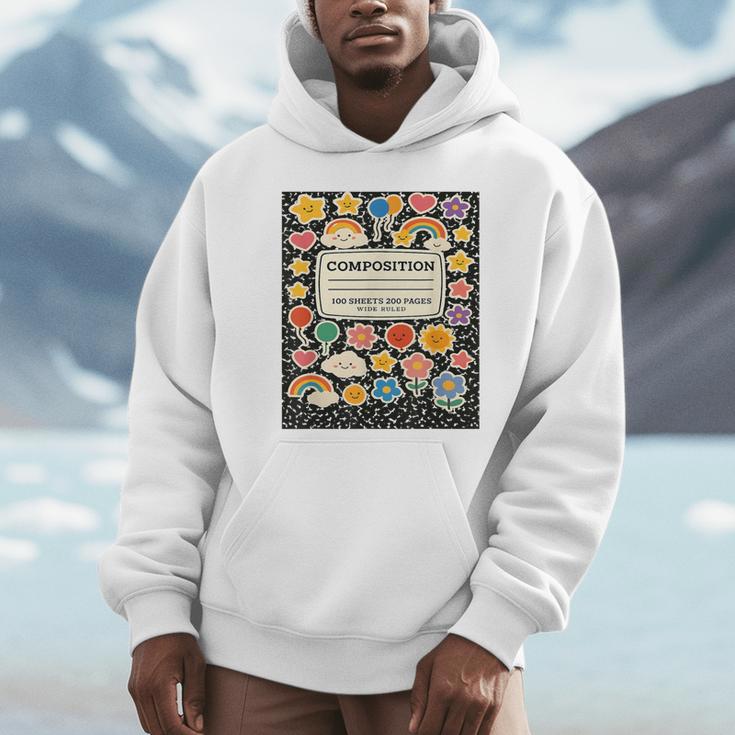 Composition Notebook Costume Teacher Matching Halloween Book Unisex Hoodie