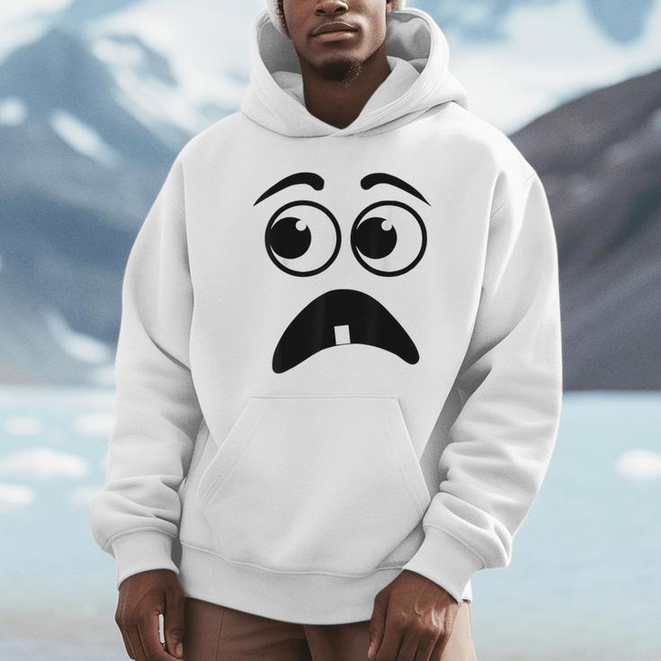 Creepy Face Carrot Halloween Book Character Costume Unisex Hoodie