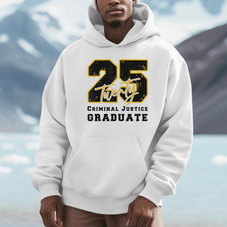 Criminal Justice Graduate Graduated Class Of 2025 Graduation Unisex Hoodie