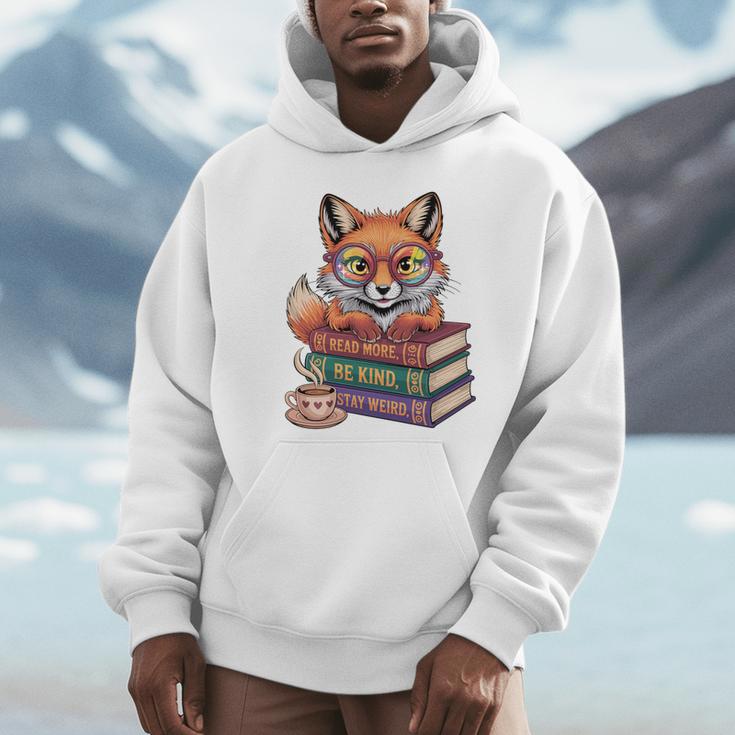 Cute Nerdy Fox Read Books Be Kind Stay Weird Book Club Premium Tri-Blend Unisex Hoodie Cute Nerdy Fox Read Books Be Kind Stay Weird Book Club Premium Tri-Blend Unisex Hoodie