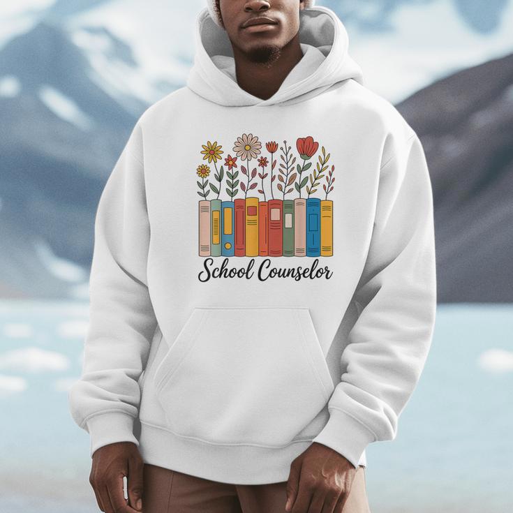 Cute Wildflower Book School Counseling Life School Counselor Unisex Hoodie Cute Wildflower Book School Counseling Life School Counselor Unisex Hoodie