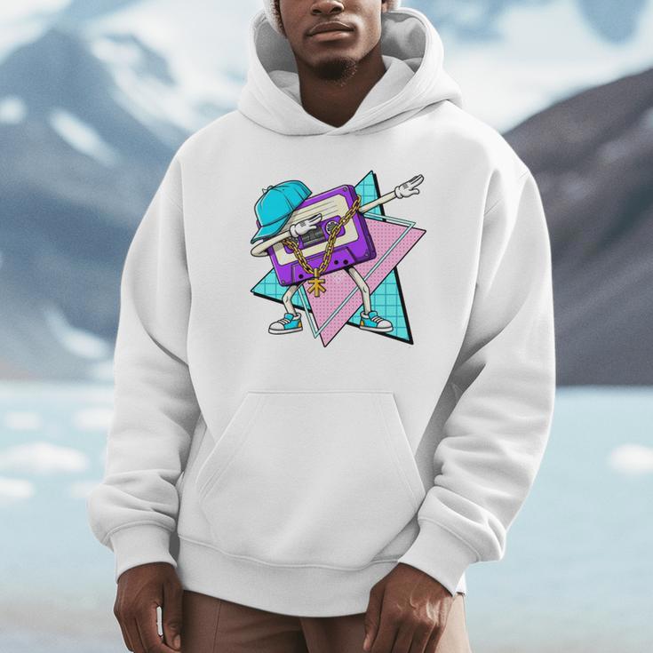 Dabbing Cassette Tape 70s 80s 80s Outfit Nostalgia Unisex Hoodie Dabbing Cassette Tape 70s 80s 80s Outfit Nostalgia Unisex Hoodie