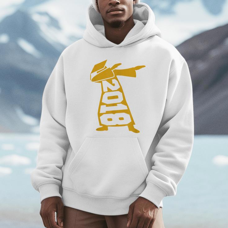 Dabbing Graduation Class Of 2018 T-Shirt School Colors Unisex Hoodie