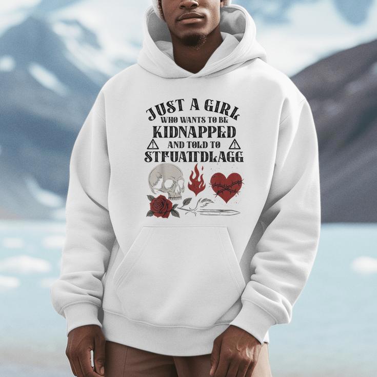 Dark Romance Smutt Book Merch Just A Good Girl STFUATTDLAGG Unisex Hoodie Dark Romance Smutt Book Merch Just A Good Girl STFUATTDLAGG Unisex Hoodie