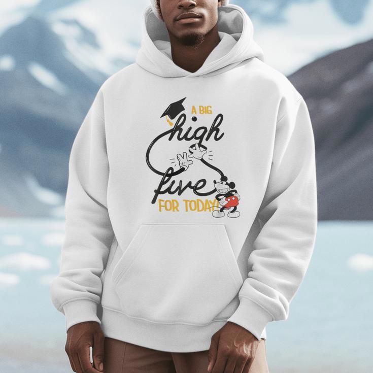 Disney Mickey Mouse A Big High Five For Today Graduation Unisex Hoodie