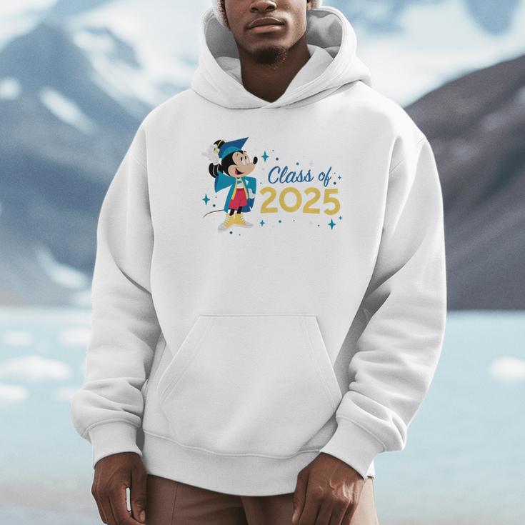 Disney Mickey Mouse Cap & Gown '25 Graduation Class Of 2025 Premium Tri-Blend Unisex Hoodie