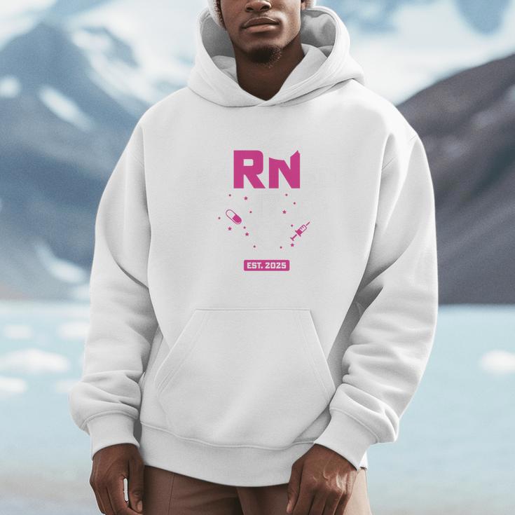 Earned It RN 2025 Nurse Graduation Nursing School Graduate Premium Tri-Blend Unisex Hoodie