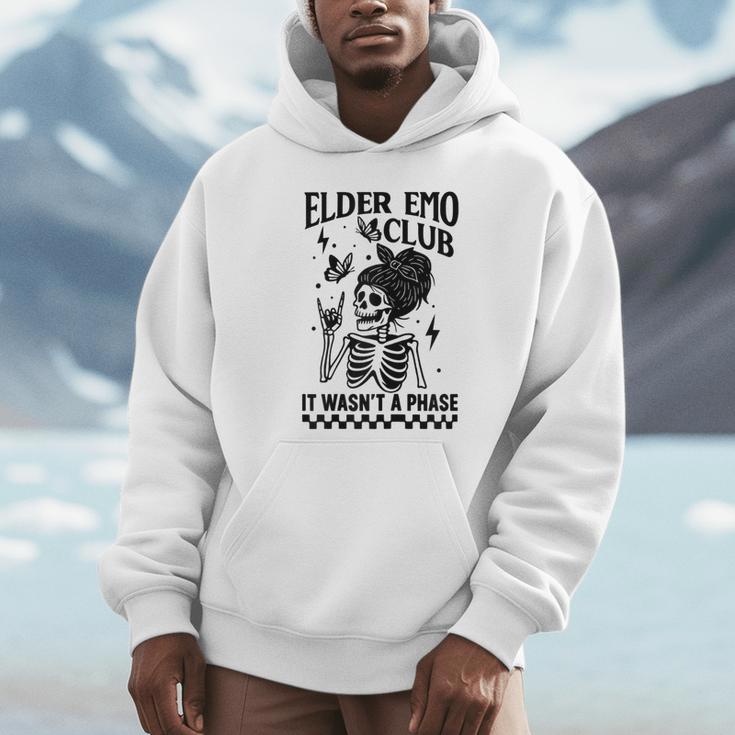 Elder Emo Club Skeleton Nostalgia It Wasn't a Phase Mom Unisex Hoodie Elder Emo Club Skeleton Nostalgia It Wasn't a Phase Mom Unisex Hoodie