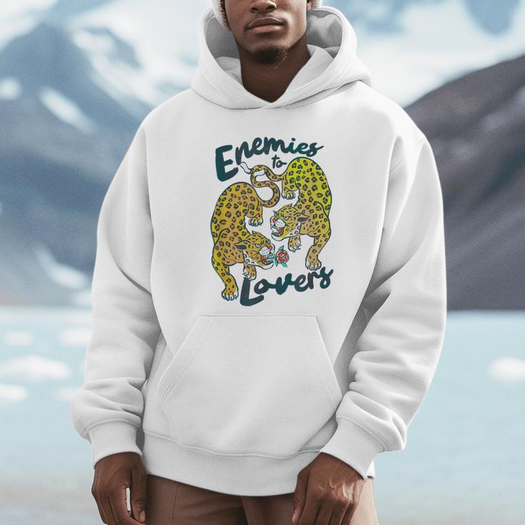 Enemies To Lovers Jaguar Tee Romance Book Plot Device Trope Unisex Hoodie