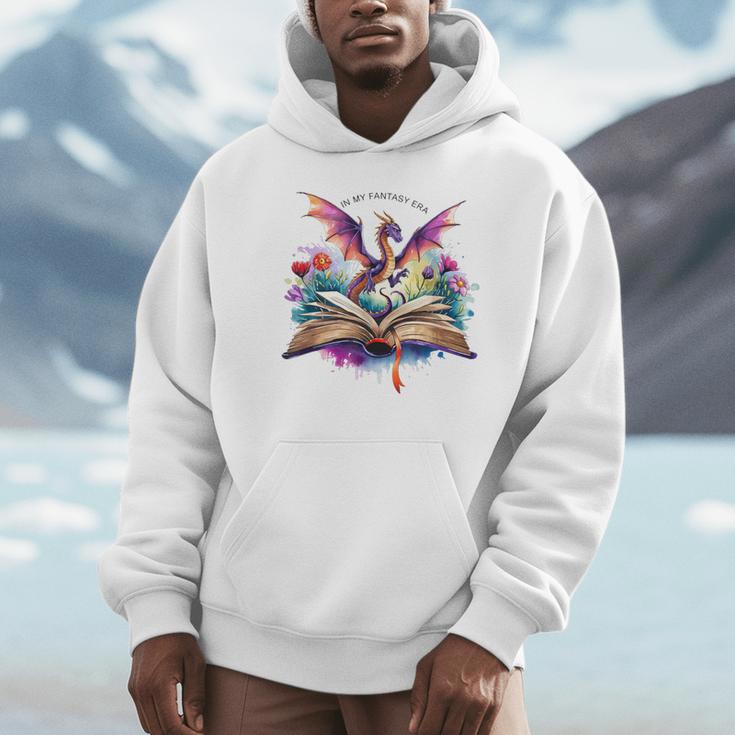 In My Fantasy Era Magic Dragon Book Unisex Hoodie