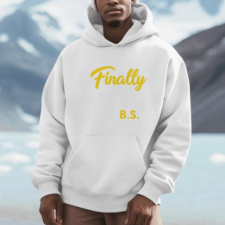 Finally Done With This BS Class Of 2025 College Graduation Premium Tri-Blend Unisex Hoodie